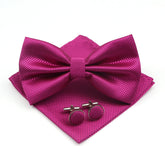 Bow Tie, Pocket Square & Cufflink Set
