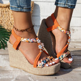 New Fashion Square Head Waterproof Platform Heel