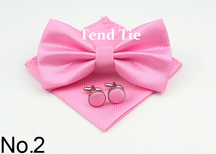 Bow Tie, Pocket Square & Cufflink Set