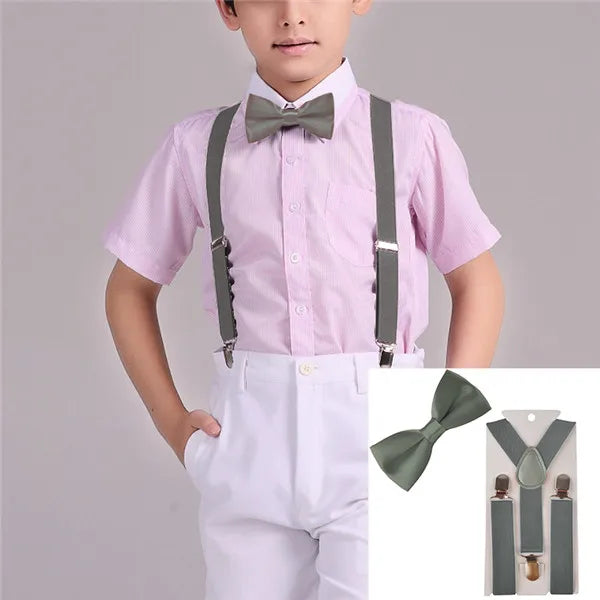 Kids' Suspenders & Bow Tie Set