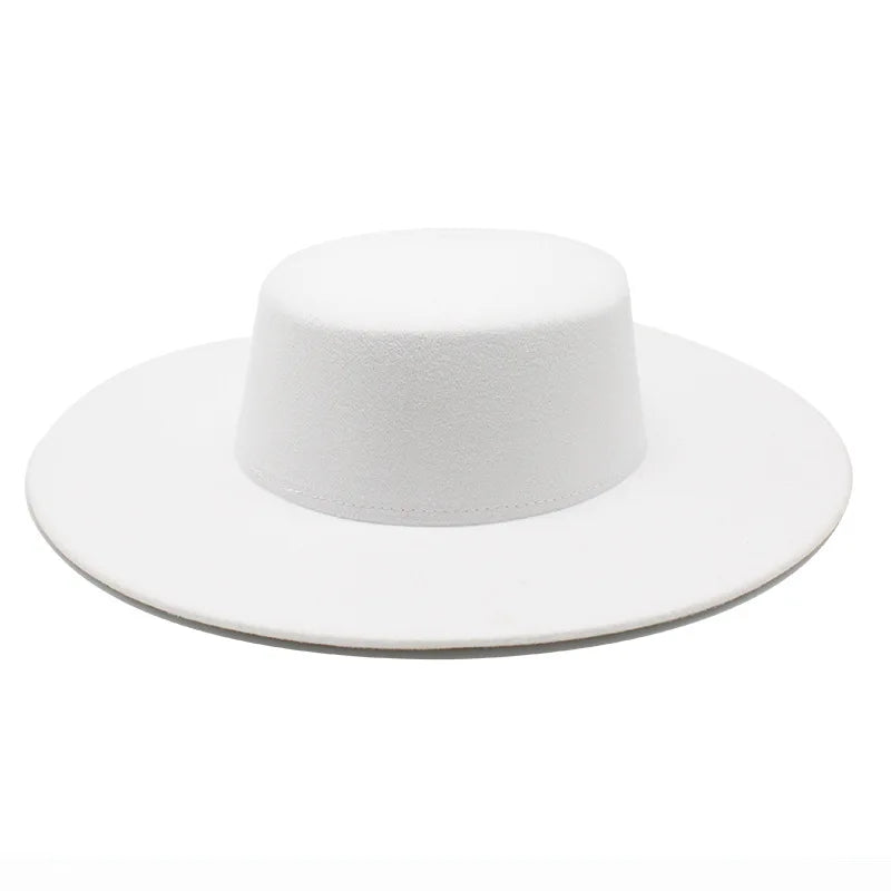 Wide-Brim Felt Hat
