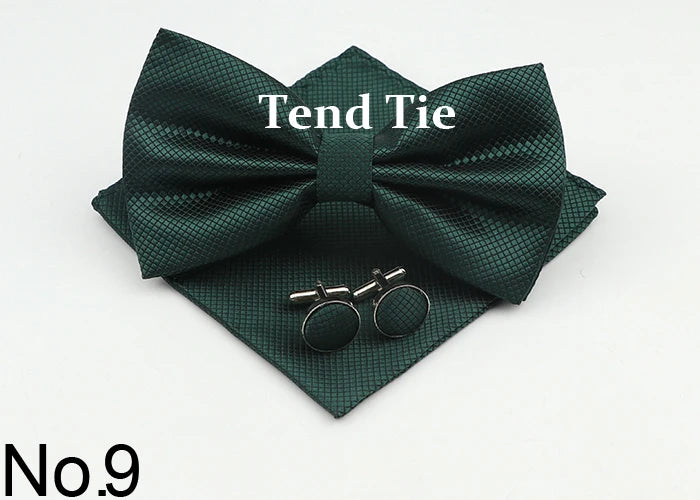 Bow Tie, Pocket Square & Cufflink Set