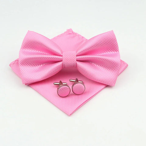 Bow Tie, Pocket Square & Cufflink Set