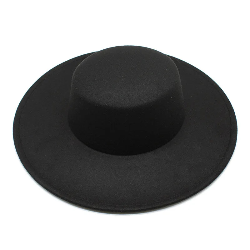 Wide-Brim Felt Hat