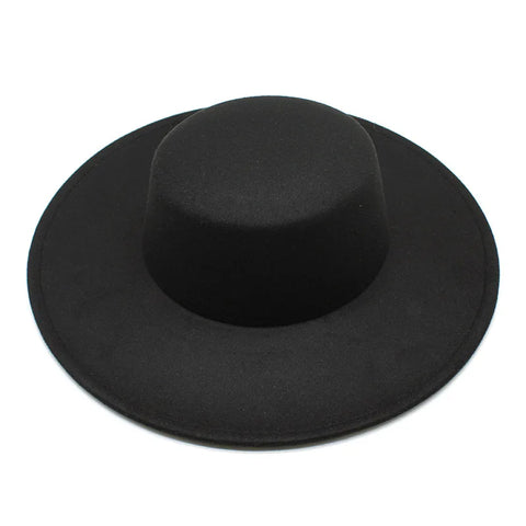 Wide-Brim Felt Hat
