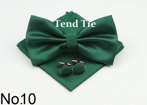 Bow Tie, Pocket Square & Cufflink Set