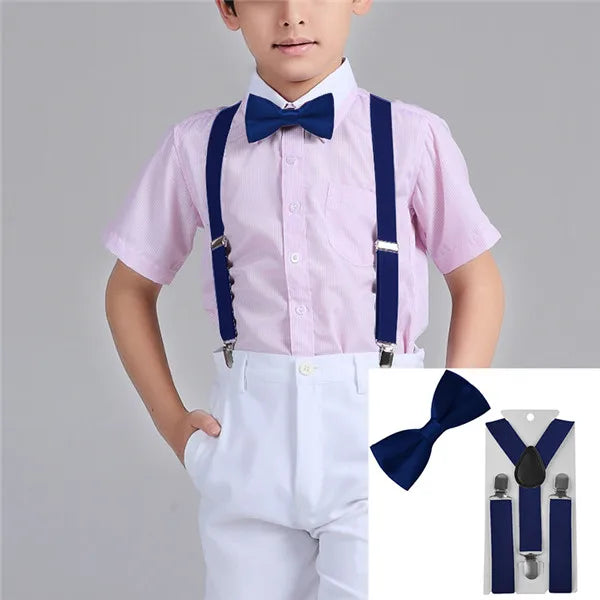Kids' Suspenders & Bow Tie Set