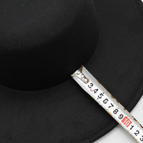 Wide-Brim Felt Hat