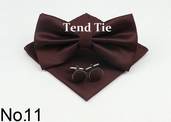 Bow Tie, Pocket Square & Cufflink Set