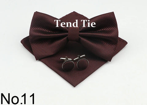 Bow Tie, Pocket Square & Cufflink Set