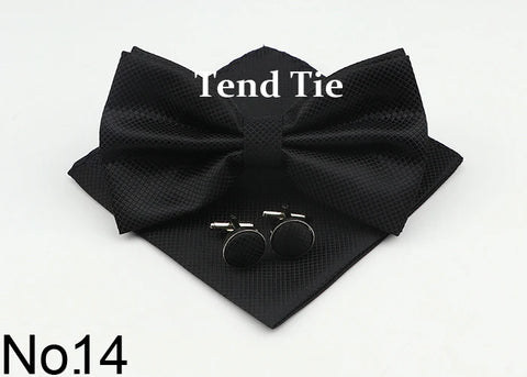 Bow Tie, Pocket Square & Cufflink Set