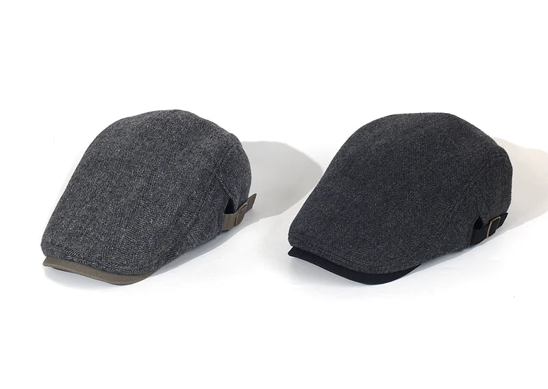 Herringbone Flat Cap