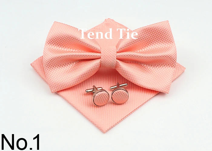 Bow Tie, Pocket Square & Cufflink Set