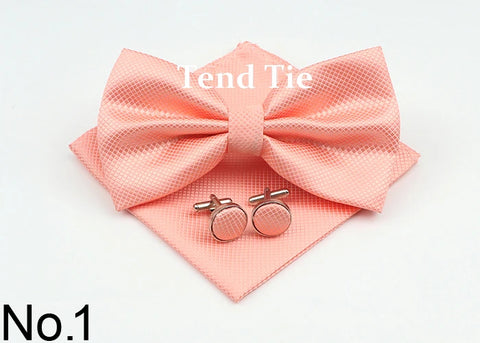 Bow Tie, Pocket Square & Cufflink Set