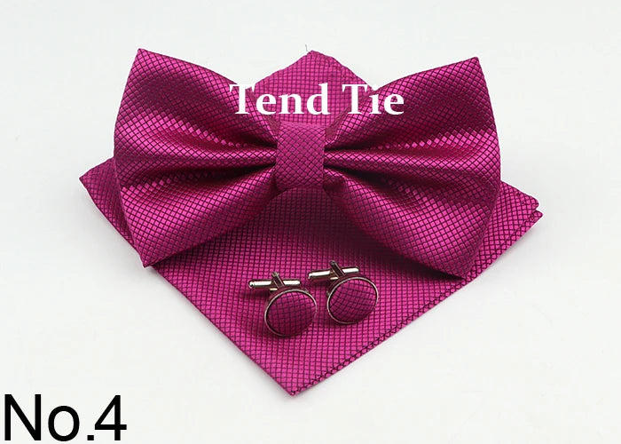 Bow Tie, Pocket Square & Cufflink Set