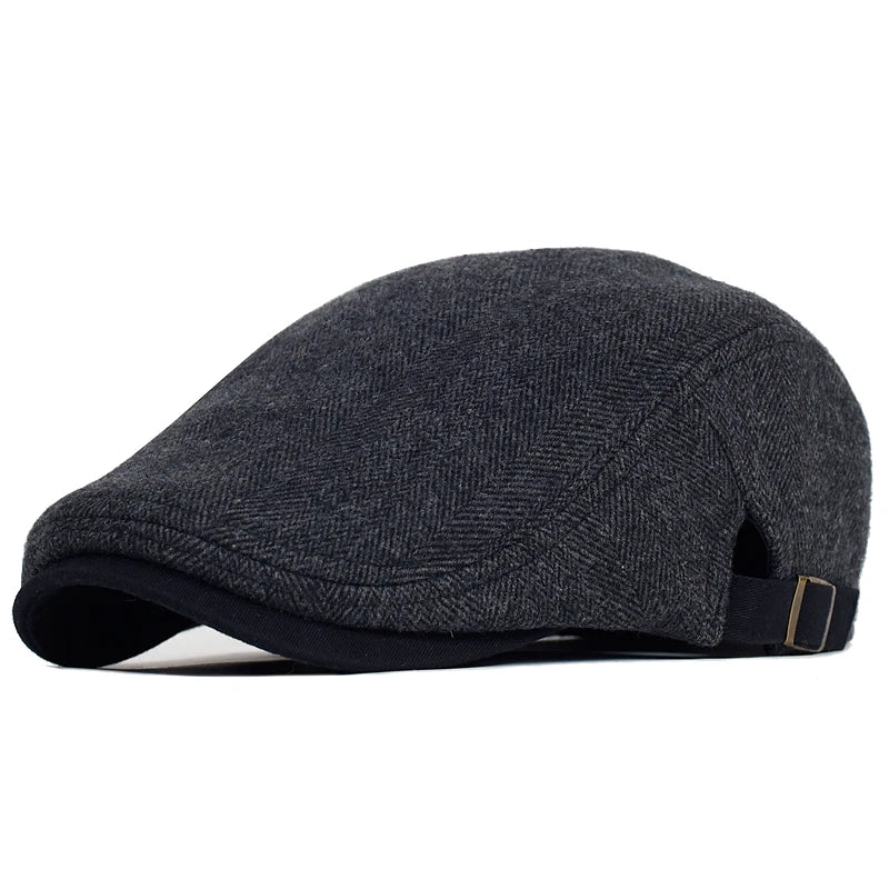 Herringbone Flat Cap