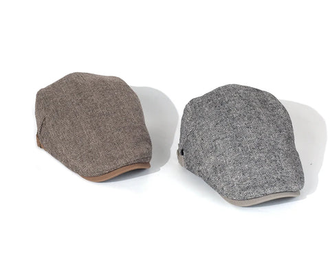 Herringbone Flat Cap