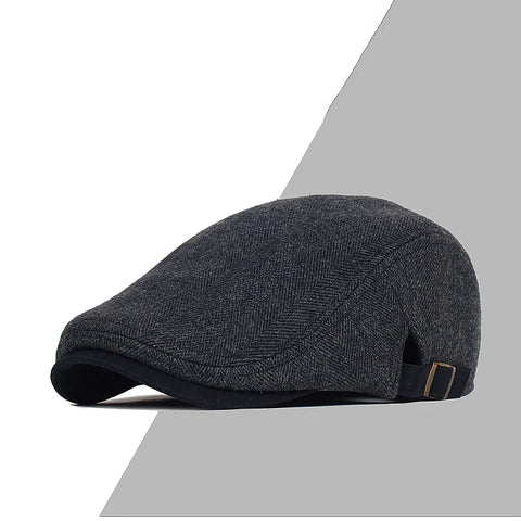 Herringbone Flat Cap