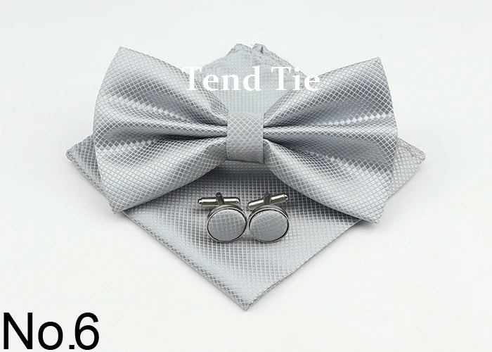 Bow Tie, Pocket Square & Cufflink Set
