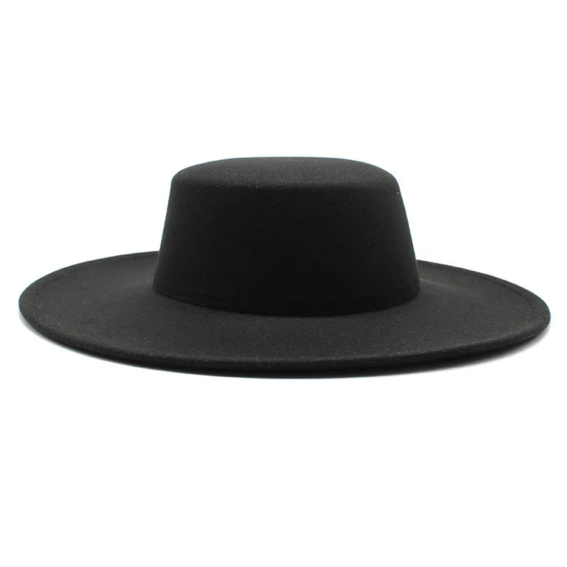 Wide-Brim Felt Hat