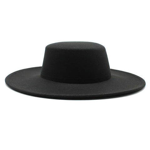Wide-Brim Felt Hat