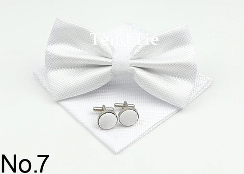 Bow Tie, Pocket Square & Cufflink Set