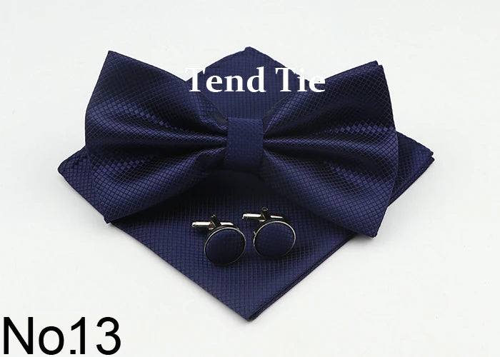 Bow Tie, Pocket Square & Cufflink Set