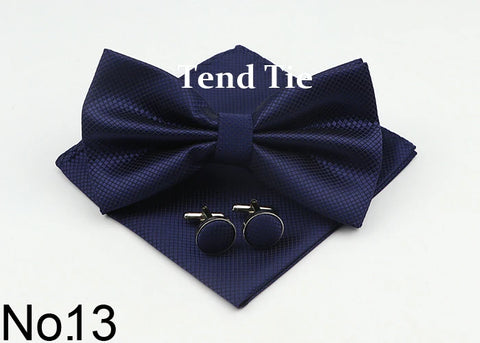 Bow Tie, Pocket Square & Cufflink Set