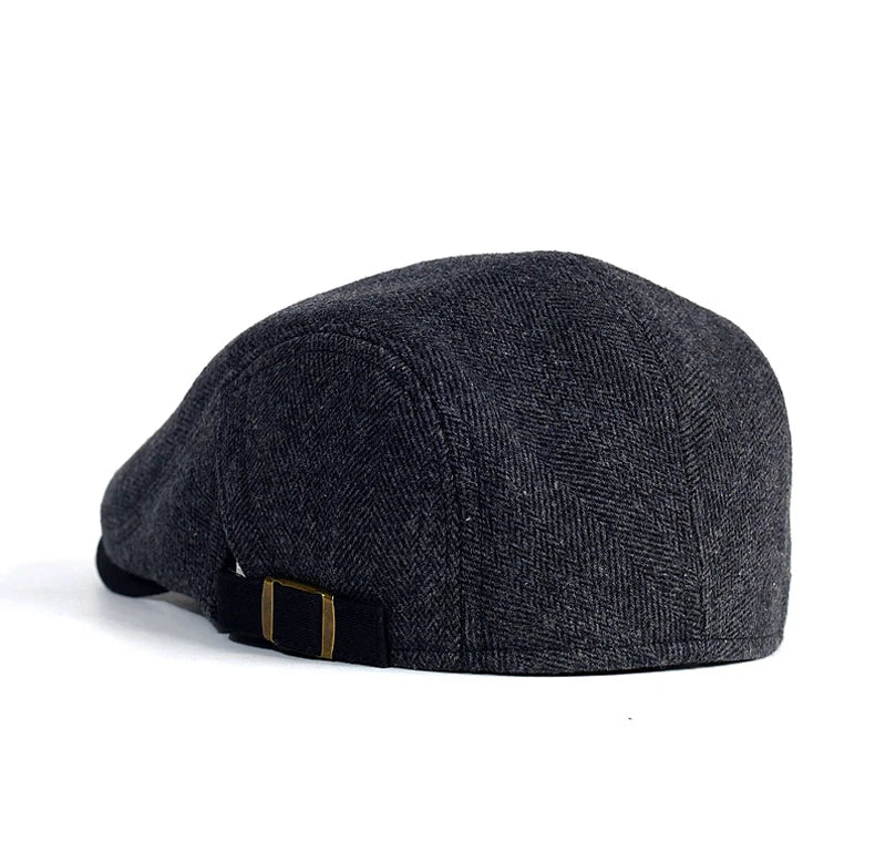 Herringbone Flat Cap