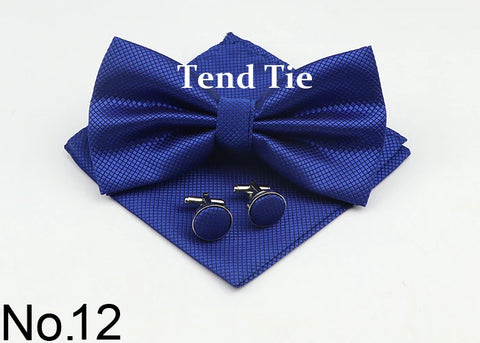 Bow Tie, Pocket Square & Cufflink Set