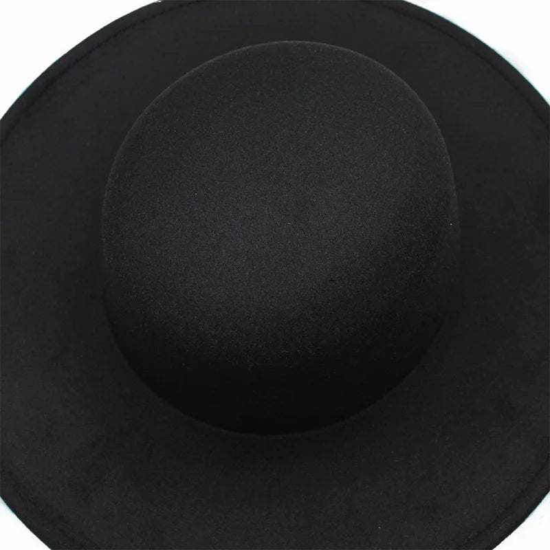 Wide-Brim Felt Hat