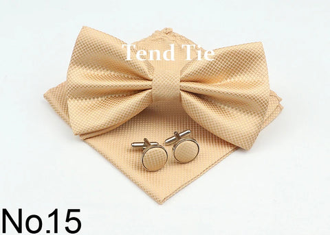 Bow Tie, Pocket Square & Cufflink Set