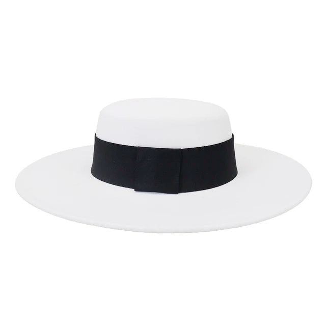 Wide-Brim Felt Hat