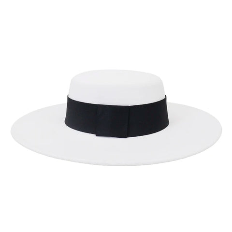 Wide-Brim Felt Hat