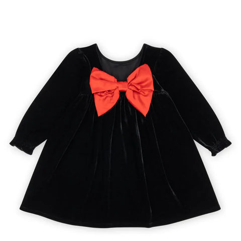 Girls' Velvet Holiday Party Dress