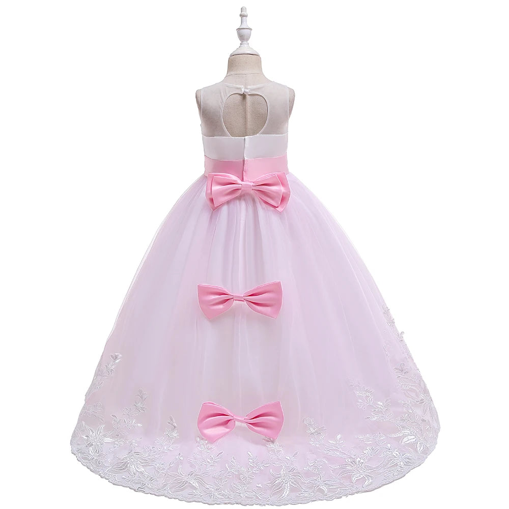 White Lace First Communion Dress