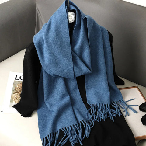 Soft Solid Winter Scarf