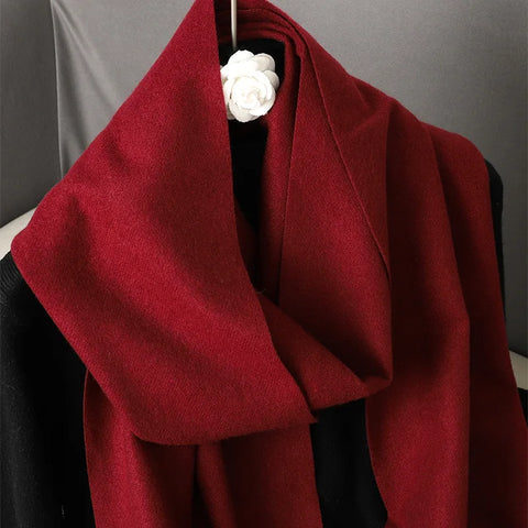 Soft Solid Winter Scarf