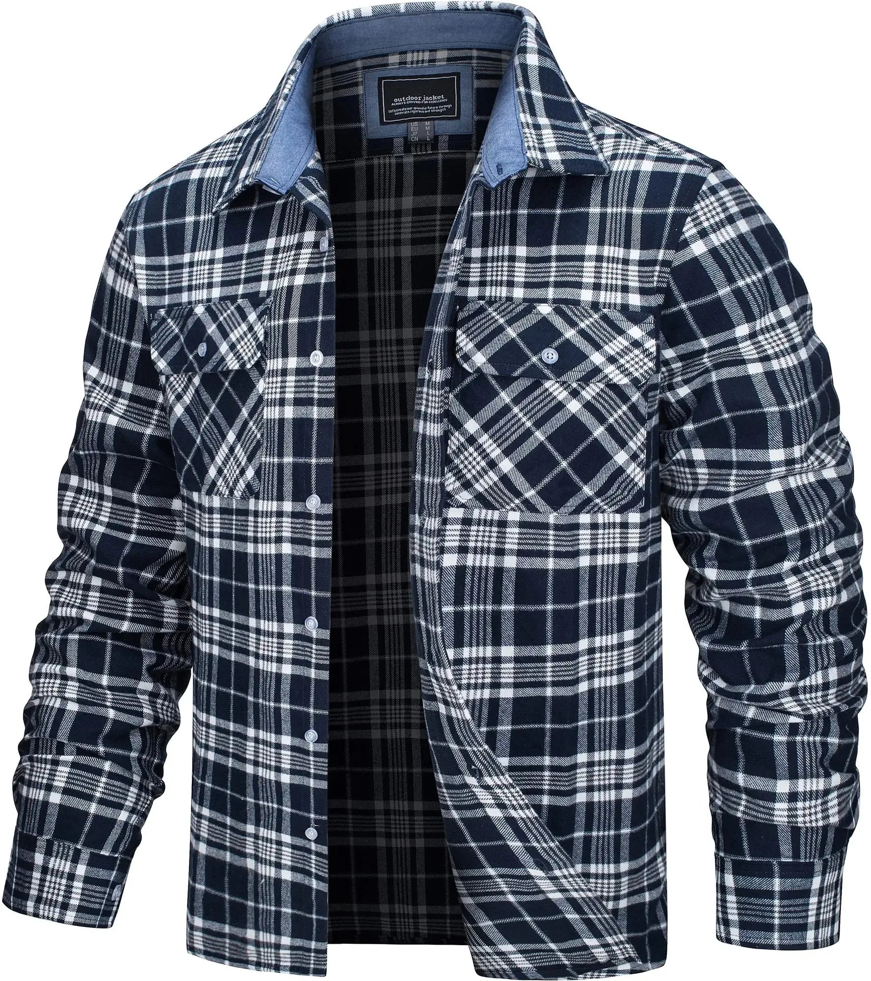 Plaid Flannel Overshirt