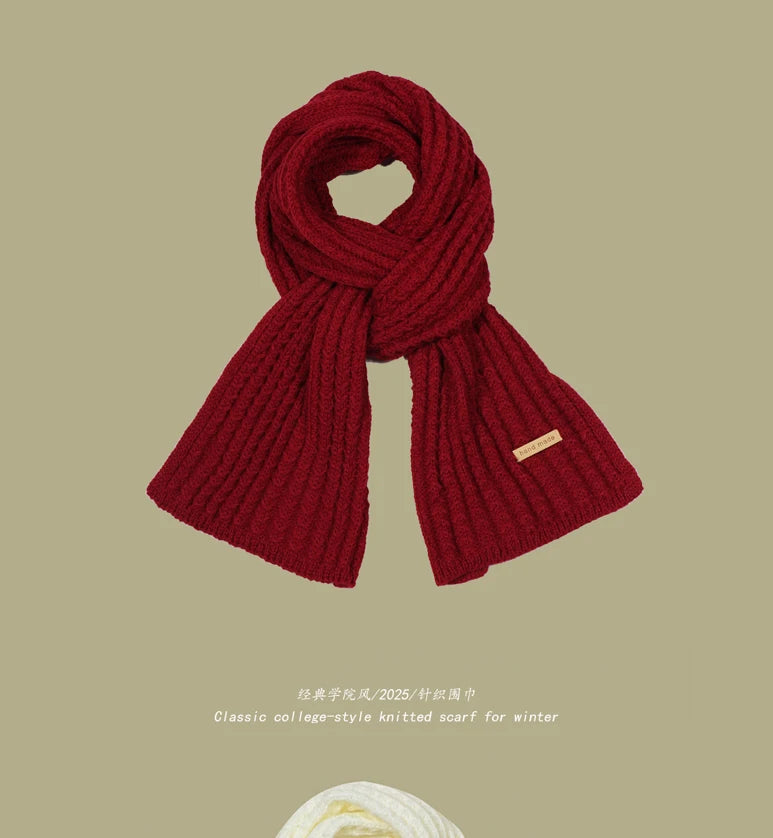 Chunky Rib-Knit Scarf