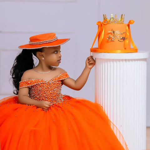 Crystal Tulle Pageant Ball Gown