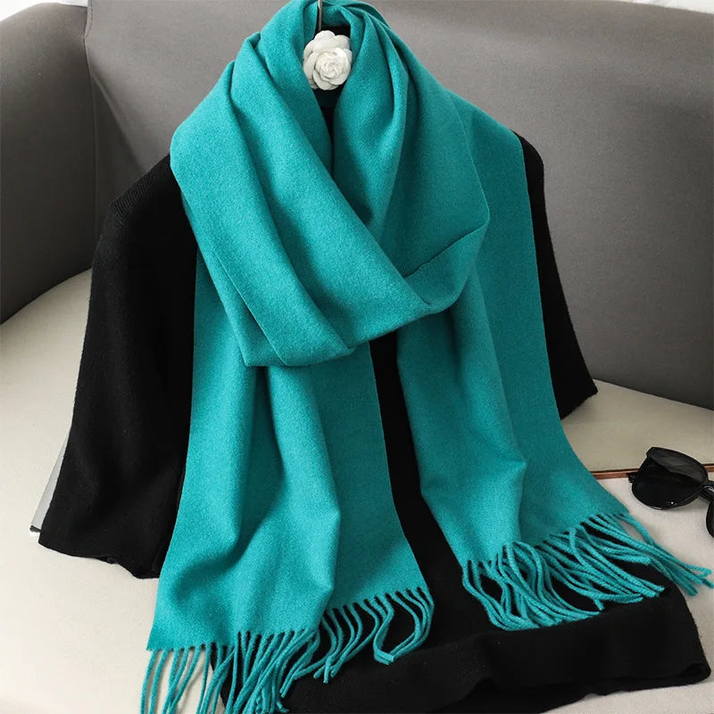 Soft Solid Winter Scarf