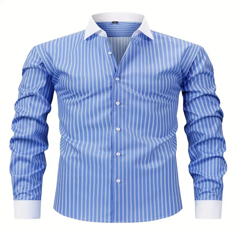 Stripes Business Casual Shirt