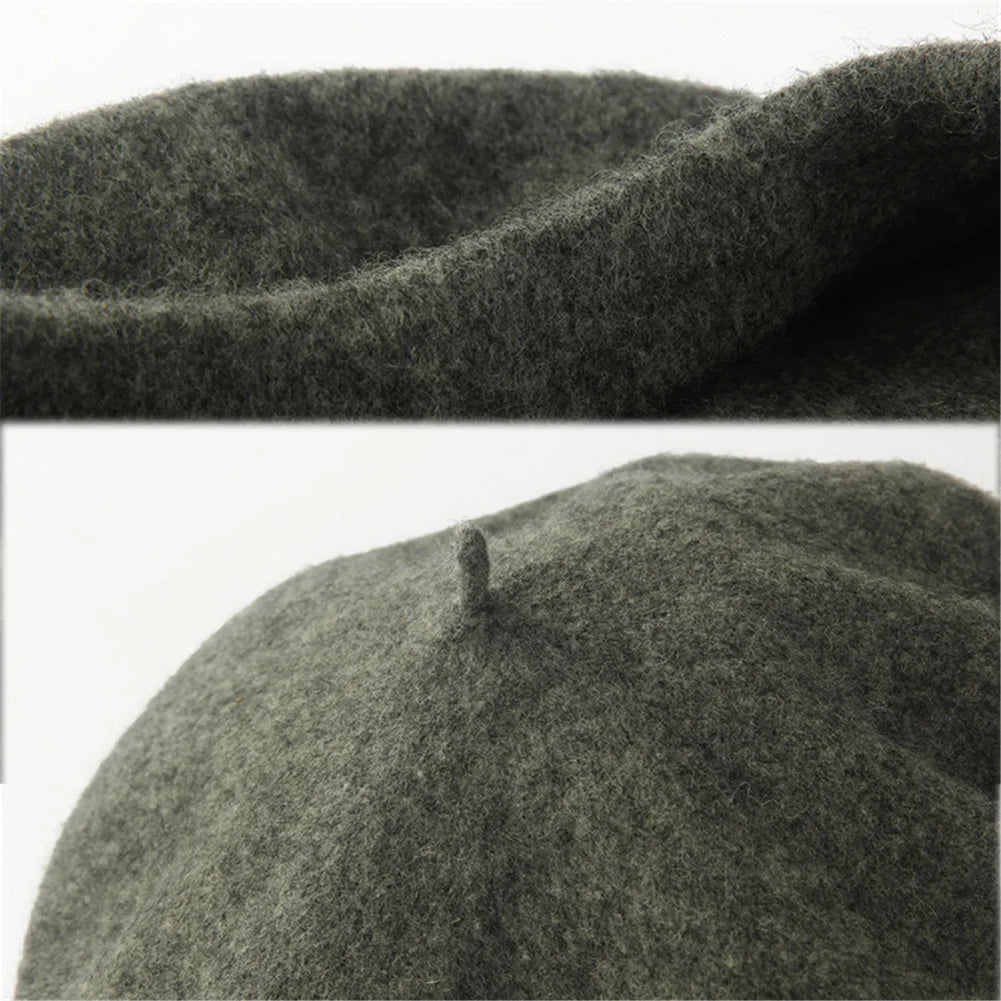 Wool-Blend French Beret