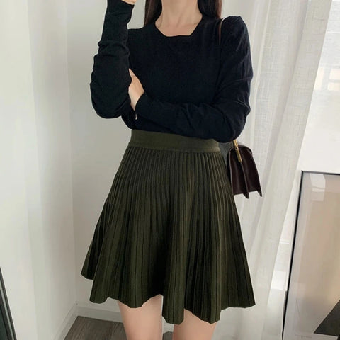 Knit Midi Skirt