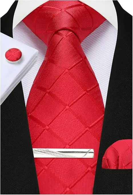 Tie, Clip & Pocket Square Set