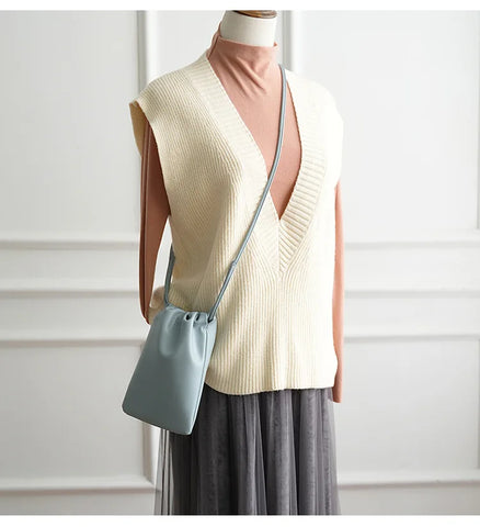 Mini Bucket Crossbody Bag