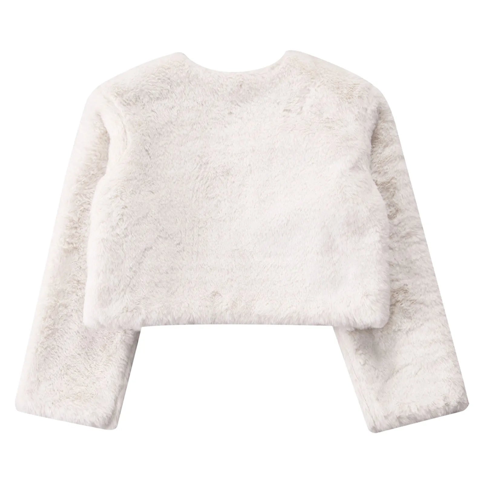 Girls' Faux-Fur Bolero Shrug