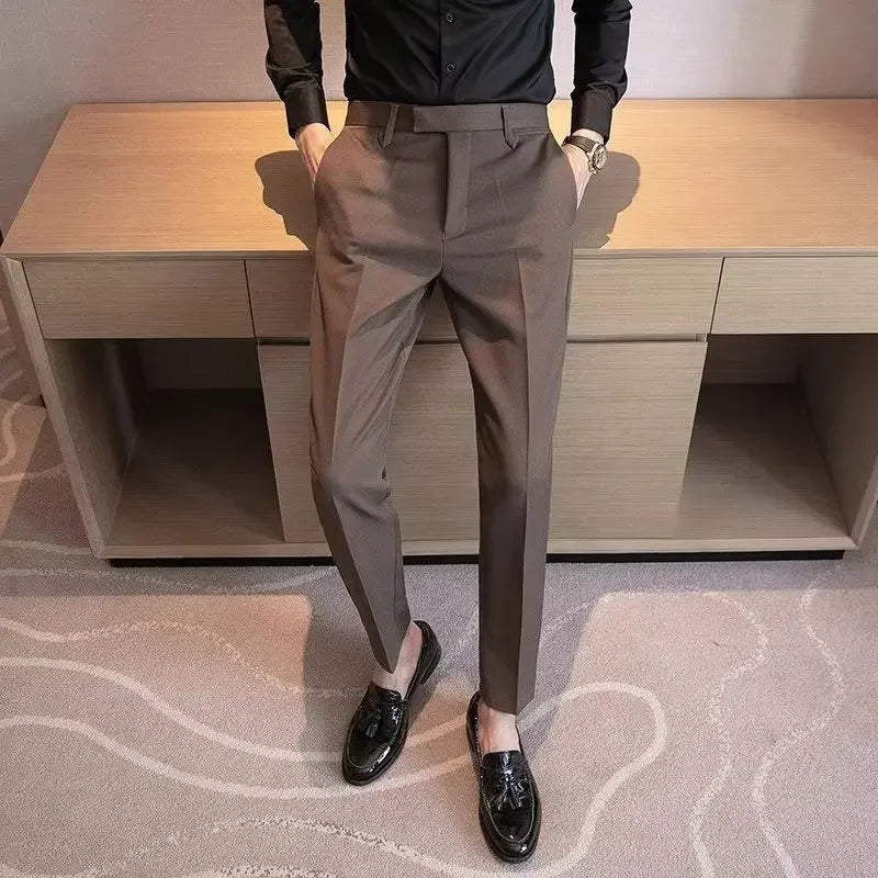 English Gentleman's Coffee Color Business Suit Pants