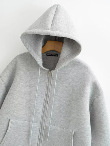 Oversized Zip Hoodie